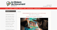 Desktop Screenshot of lamaisondudocument.com