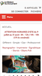 Mobile Screenshot of lamaisondudocument.com