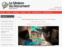 Tablet Screenshot of lamaisondudocument.com